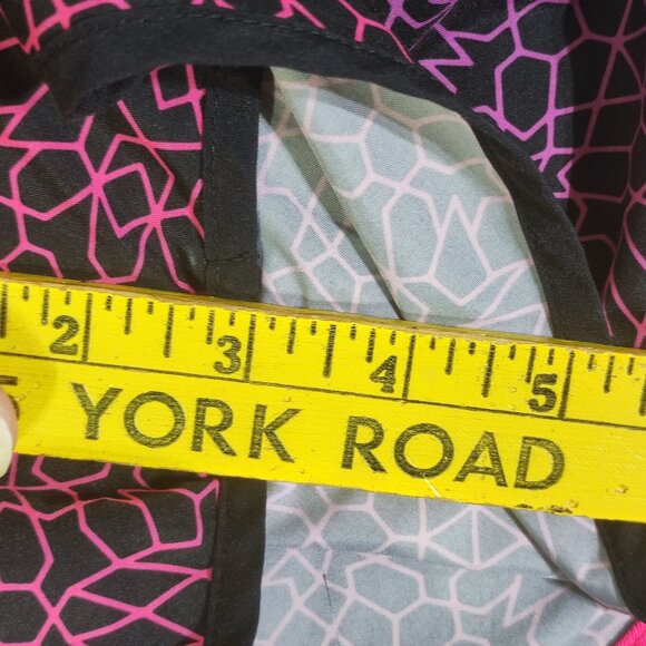 Nike Dri-Fit Running athletic shorts women's S purple & pink geometric pattern - Picture 13 of 13